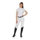 Equestro Olimpia térdszilikonos női lovaglónadrág - 42, fehér