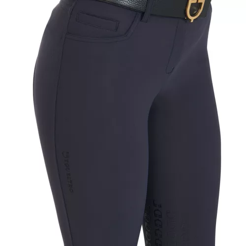 Női slim fit grip lovaglónadrág logóval