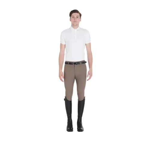 Férfi slim fit teljes tapadású lovaglónadrág