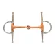 SOLID COPPER FULL CHEECK SNAFFLE BIT