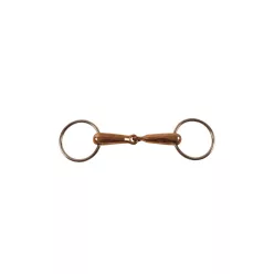 HOLLOW COPPER SNAFFLE BIT