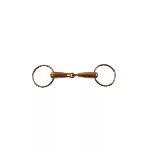 HOLLOW COPPER SNAFFLE BIT