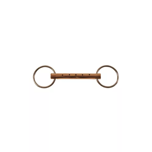 UNLOINTED COPPER MOUTH SNAFFLE