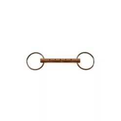 UNLOINTED COPPER MOUTH SNAFFLE