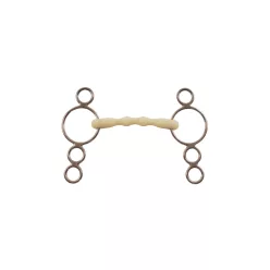 HM MULLEN MOUTH GAG BIT 4-RING CHEEKS