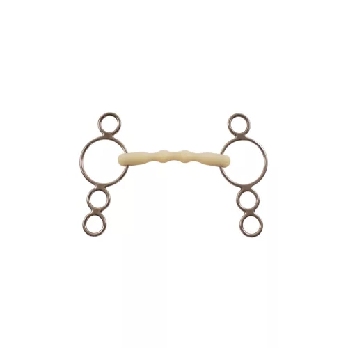 HM MULLEN MOUTH GAG BIT 4-RING CHEEKS