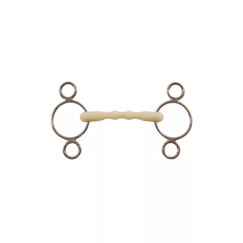 MULLEN MOUTH GAG BIT 3-RING CHEEKS