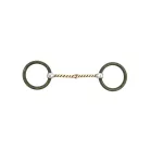 POOL'S WESTERN CURVED BIT COPPER BRAIDED RINGS