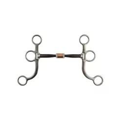   POOL'S WESTERN STAINLESS STEEL BIT ROLLER COPPER FLAT RODS