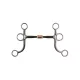 POOL'S WESTERN STAINLESS STEEL BIT ROLLER COPPER FLAT RODS