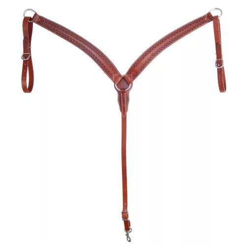 Bőr pettorál 5957 kígyó mintázattal