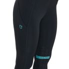 Equestro Kao női lovaglóleggins - fekete-világoskék, XS