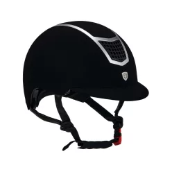 Equestro Eclipse Plain Velvet kobak - fekete-ezüst, L