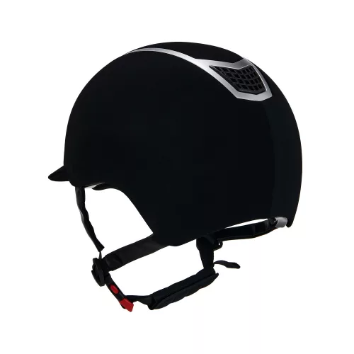 Equestro Eclipse Plain Velvet kobak - fekete-ezüst, L