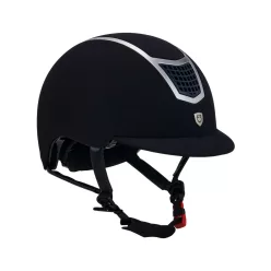 Equestro Eclipse Plain Velvet kobak - sötétkék-ezüst, S