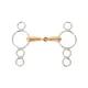 PONY SOLID 4-RING GAG BIT COPPER 10.5cm