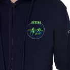 Equestro Férfi multi-logo kapucnis pulóver