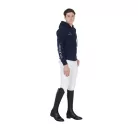 Equestro Férfi multi-logo kapucnis pulóver