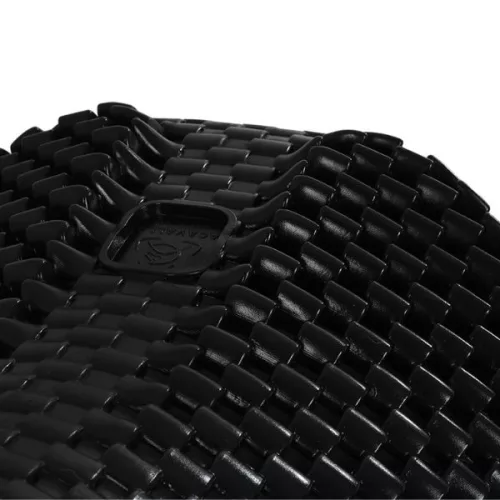 Acavallo Respira Air-Release Soft hátul emelt zselé, fekete