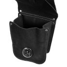 Elülső nyeregtáska velúr bőrből