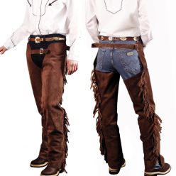 Suede western chaps frufruval