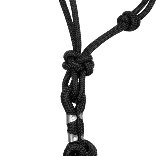 Csomózott kantár vezetővel