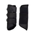 Acavallo Perforated neoprén ínvédő hátsó lábra - fekete, XL