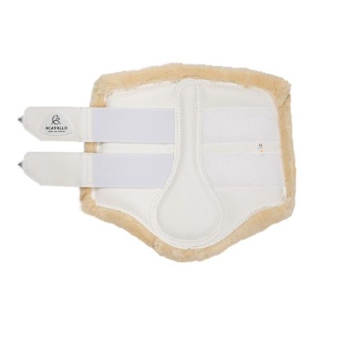 Acavallo Anatomical díjlovas ínvédő - fehér, XL