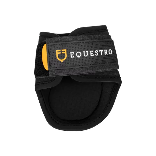 Equestro Young Horse tépőzáras bokavédő - sötétbarna, Cob