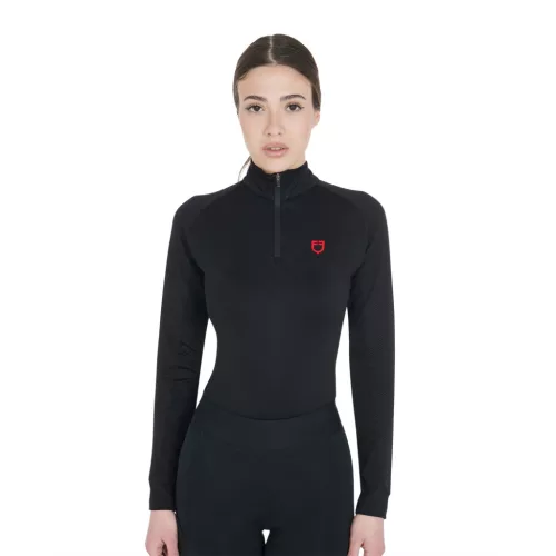 Equestro Női slim fit hosszú ujjú alapréteg