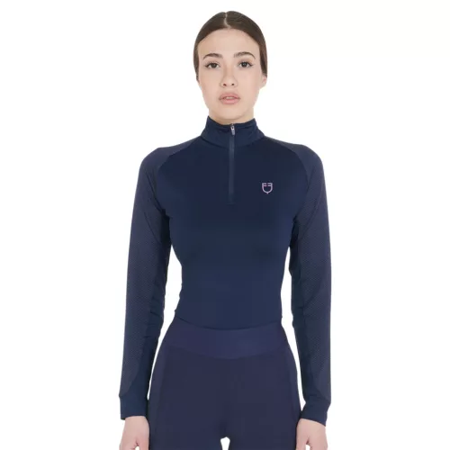 Equestro Női slim fit hosszú ujjú alapréteg