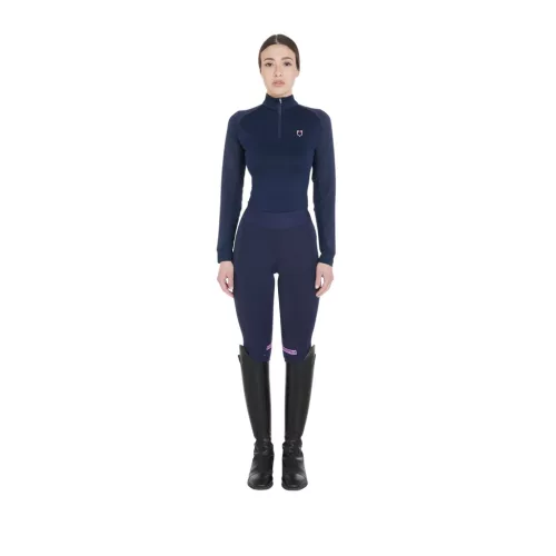 Equestro Női slim fit hosszú ujjú alapréteg