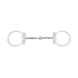 D-RING SNAFFLE SLOW TWISTED 8MM
