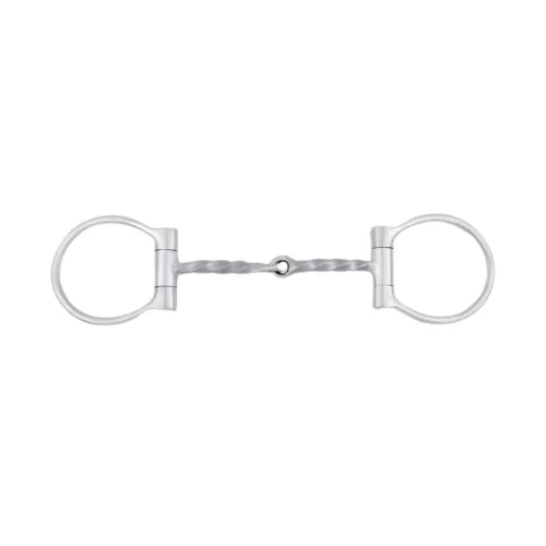 D-RING SNAFFLE SLOW TWISTED 8MM