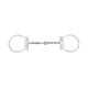 D-RING SNAFFLE SLOW TWISTED 8MM