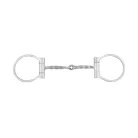 D-RING SNAFFLE SLOW TWISTED 8MM
