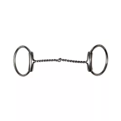 BF O-SNAFFLE BIT CURVED AND TWISTED WIRE 5MM