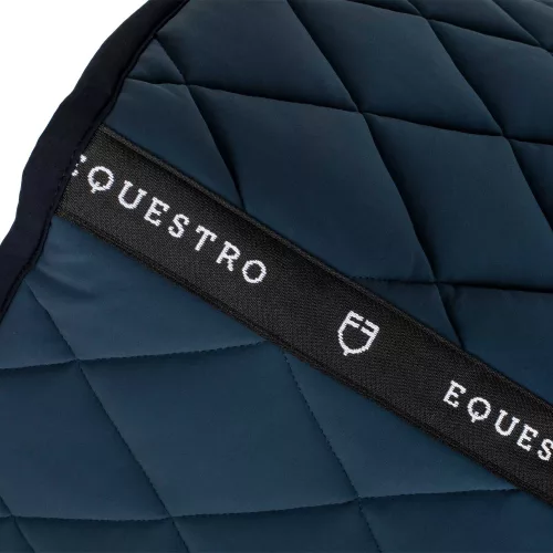 Equestro Embroidered Logo ugró nyeregalátét - sötétkék
