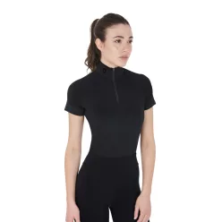 Equestro Női slim fit rövid ujjú alapréteg