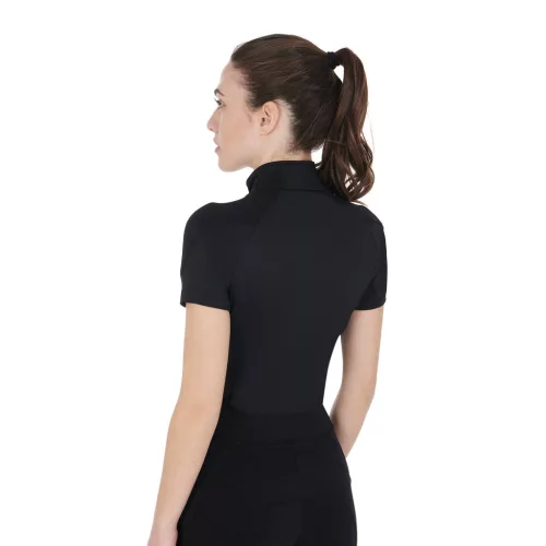 Equestro Női slim fit rövid ujjú alapréteg