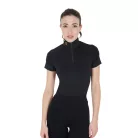 Equestro Női slim fit rövid ujjú alapréteg