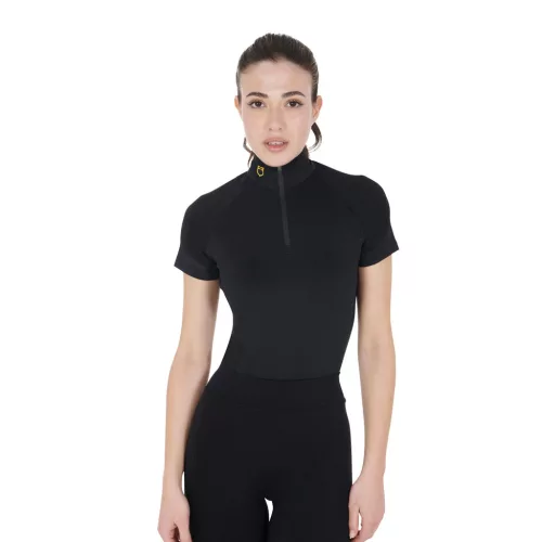 Equestro Női slim fit rövid ujjú alapréteg