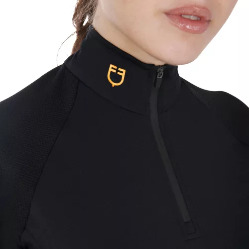 Equestro Női slim fit rövid ujjú alapréteg