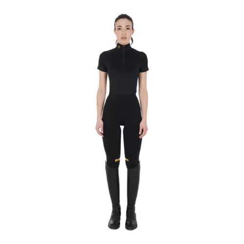 Equestro Női slim fit rövid ujjú alapréteg