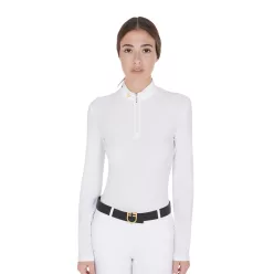 Női hosszú ujjú póló technikai fleece anyagból