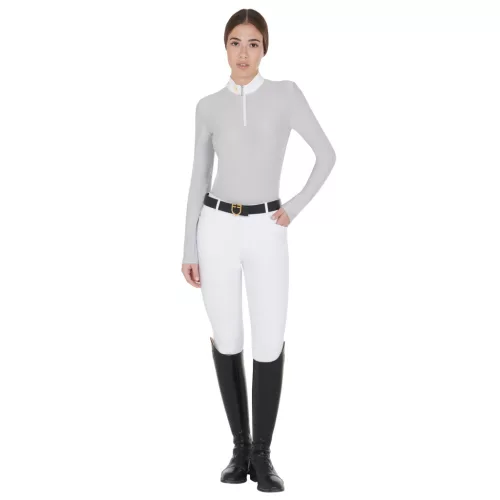 Női hosszú ujjú póló technikai fleece anyagból