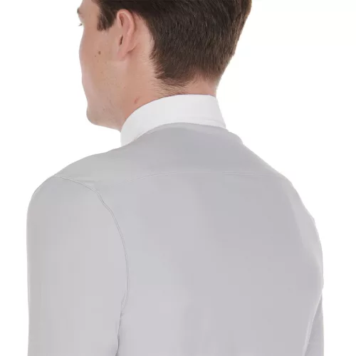 Férfi hosszú ujjú póló technikai fleece anyagból