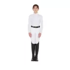 Lány slim fit póló technikai fleece anyagból