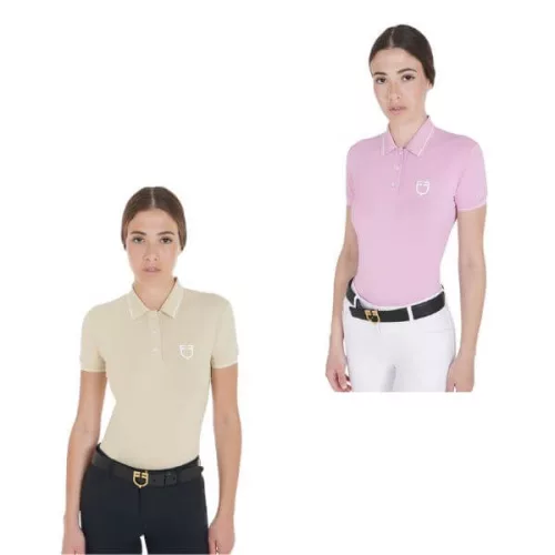 Equestro női lovaglópóló - fehér, L