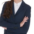 Női versenyzakó, három gombos, perforált anyag